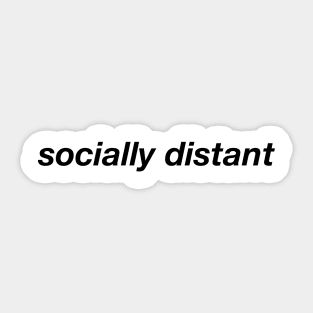 Socially Distant Sticker